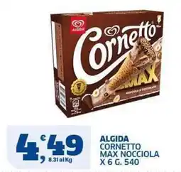 Sigma Algida Cornetto Max Nocciola offerta