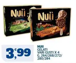 Sigma Nuii gelati vari gusti offerta