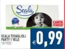 Supermercati Agorà Scala tovaglioli party 1 velo offerta