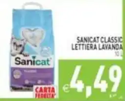 Supermercati Agorà Sanicat classic lettiera lavanda offerta