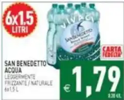 Supermercati Agorà San Benedetto acqua leggermente frizzante / naturale offerta