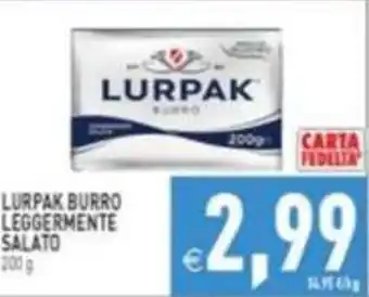 Lurpak burro leggermente salato