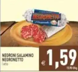 Supermercati Agorà Negroni salamino negronetto offerta