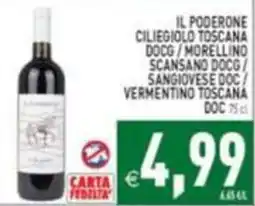 Supermercati Agorà Il Poderone Ciliegio Toscana offerta