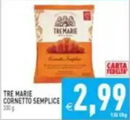 Supermercati Agorà Tre Marie cornetto semplice offerta