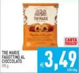 Supermercati Agorà Tre Marie Fagottino al Cioccolato offerta