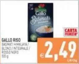 Supermercati Agorà Gallo Riso offerta