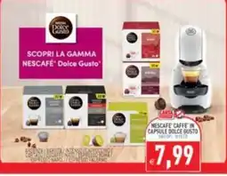 Supermercati Agorà Nescafé Caffè in capsule Dolce Gusto offerta