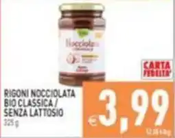 Supermercati Agorà Rigoni nocciolata bio classica offerta