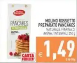 Supermercati Agorà Pancakes Molino Rossetto offerta