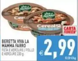 Supermercati Agorà Beretta Viva la Mamma Farro offerta