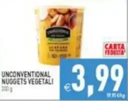 Supermercati Agorà Unconventional nuggets vegetali offerta
