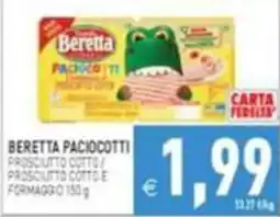 Supermercati Agorà Beretta paciocotti offerta