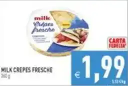 Supermercati Agorà Milk Crepes Fresche offerta