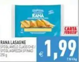 Supermercati Agorà Rana lasagne sfogliatello classiche offerta