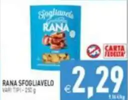 Supermercati Agorà Rana sfogliavelo offerta