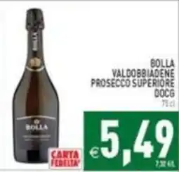 Supermercati Agorà Bolla Valdobbiadene Prosecco Superiore DOCG offerta