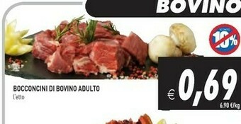 Iperfamily Bocconcini di bovino adulto offerta