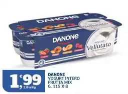 Sigma Danone yogurt intero frutta mix offerta