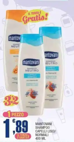 Splendidi e Splendenti Mantovani Shampoo Capelli Lisci/Normali offerta