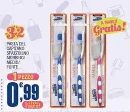 Splendidi e Splendenti Pasta del capitano spazzolino offerta