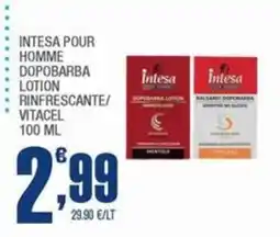 Splendidi e Splendenti Intesa pour homme dopobarba lotion rinfrescante offerta