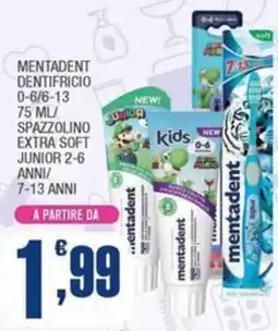 Splendidi e Splendenti Mentadent dentifricio kids offerta