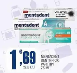 Splendidi e Splendenti Mentadent dentifricio offerta