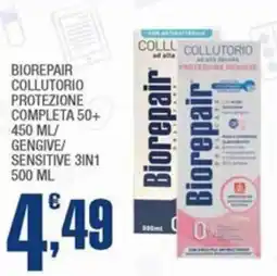 Splendidi e Splendenti Biorepair collutorio protezione completa 50+ gengive sensitive 3in1 offerta