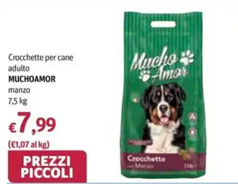 Crocchette per cane adulto MuchoAmor manzo