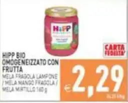 Supermercati Agorà Hipp bio omogeneizzato con frutta offerta