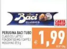 Supermercati Agorà Perugina Baci tubo classico offerta