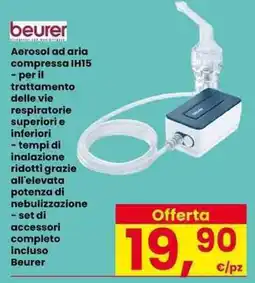 Interspar Aerosol ad aria compressa IH15 Beurer offerta