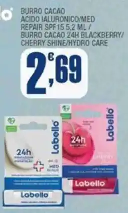 Splendidi e Splendenti Burro cacao Labello offerta