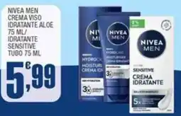 Splendidi e Splendenti Nivea men crema viso idratante aloe offerta
