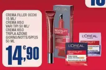 Crema filler occhi Revitalift Laser X3