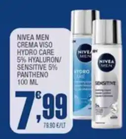 Splendidi e Splendenti Nivea men crema viso hydro care offerta