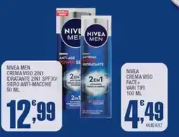 Splendidi e Splendenti Nivea Men crema viso 2in1 offerta