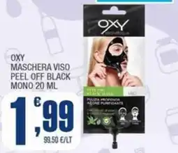 Splendidi e Splendenti Oxy maschera viso peel off black mono offerta