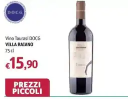 Futura Supermercati Vino Taurasi DOCG Villa Raiano offerta