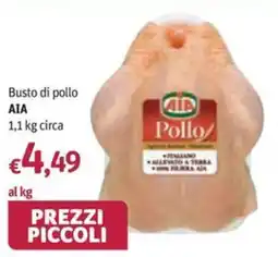 Futura Supermercati Busto di pollo AIA offerta