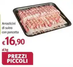 Futura Supermercati Arrosticini di suino con pancetta offerta