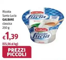 Futura Supermercati Ricotta Santa Lucia Galbani classica offerta