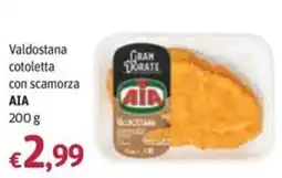 Futura Supermercati Valdostana cotoletta con scamorza AIA offerta