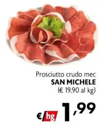 Prosciutto crudo mec San Michele