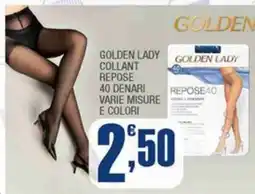 Splendidi e Splendenti Golden Lady collant repose 40 denari offerta