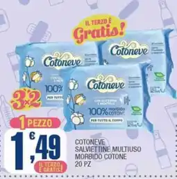 Splendidi e Splendenti Cotoneve salviettine multiuso morbido cotone offerta