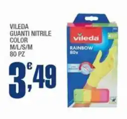 Splendidi e Splendenti Vileda guanti nitrile color offerta