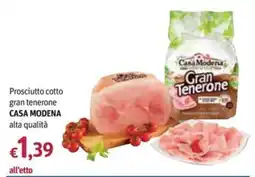 Futura Supermercati Prosciutto cotto gran tenerone Casa Modena offerta