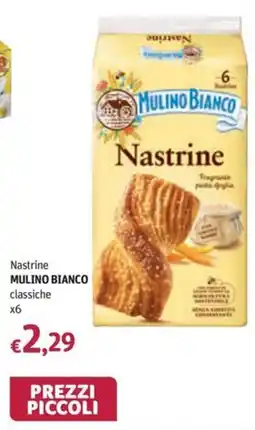 Futura Supermercati Nastrine Mulino Bianco classiche offerta